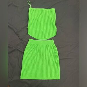 Two piece green set